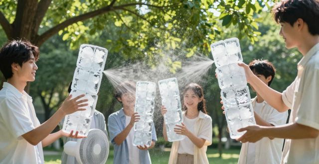 大冰块降温方法_南京雨花台夏季防暑降温大冰块_大冰块户外活动使用时长